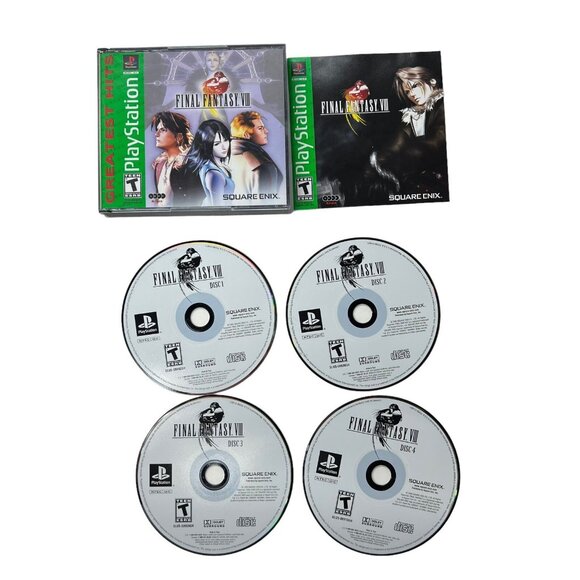 Final Fantasy VIII 8 Sony PlayStation 1 1999 PS1 Complete With Manual Tested - Picture 1 of 7